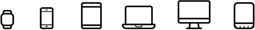 Icone dispositivi apple